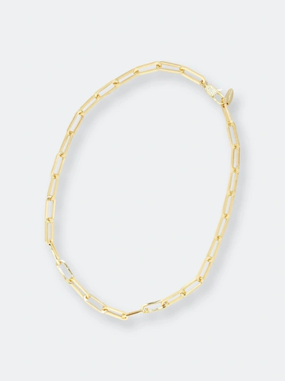 Shop Ettika Interlinked Chain Necklace In Gold