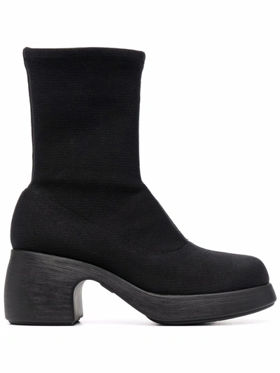 Camper Thelma Chunky-heel Boots In Schwarz