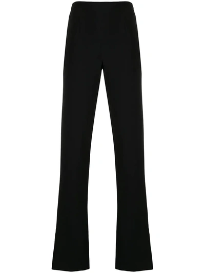 Galvan Combo Flared Jumpsuit In Black