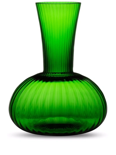 Shop Dolce & Gabbana Murano Glass Wine Decanter In Green