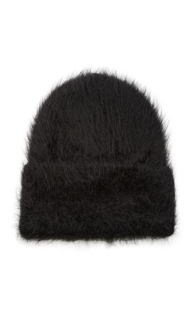 Totême Alpaca-blend Beanie In Black