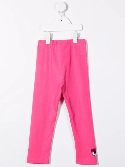 Shop Chiara Ferragni Pink Leggings