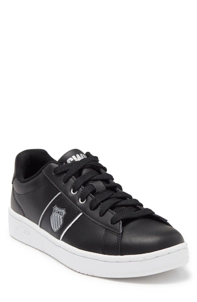 Shop K-swiss Court Vittora Sneaker In Black/ Silver