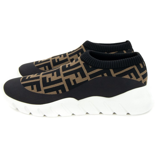 Fendi Ff Sock Low Top Trainers Colour 