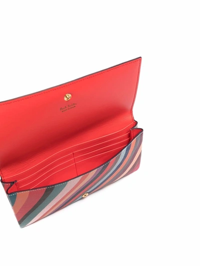 Shop Paul Smith Leather Wallet In Multicolor