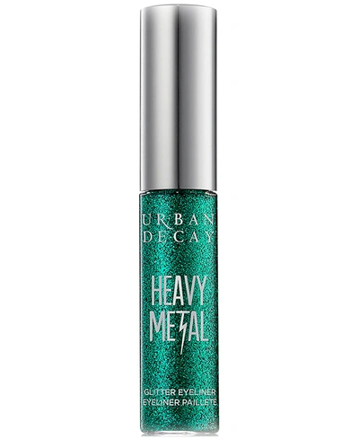 Shop Urban Decay Heavy Metal Glitter Eyeliner In Stage Dive (teal)