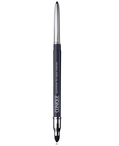 Shop Clinique Quickliner For Eyes Intense Eyeliner, 0.012 Oz. In Intense Charcoal