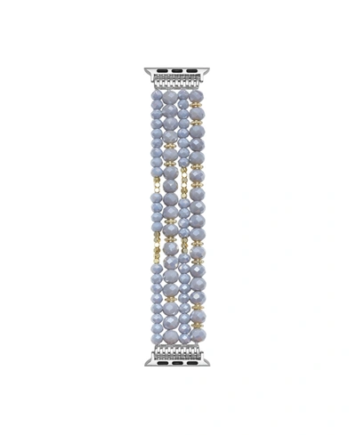 Shop Posh Tech Demi Purple Beaded Bracelet Band For Apple Watch, 42mm-44mm