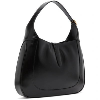 Shop Gucci Black Medium Jackie 1961 Bag In 1000 Black