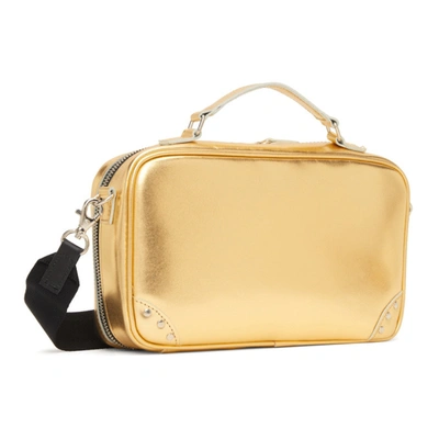 COMME des GARCONS Foil Leather Tote Bag Gold