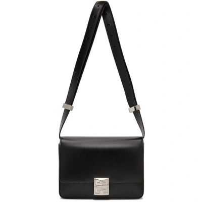 Shop Givenchy Black Medium Crossbody 4g Bag In 001 Black