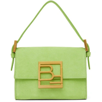 Fran bright green suede leather bag, Designer Collection