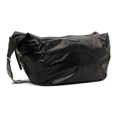 Isabel Marant Neway Crinkled Glossed-leather Shoulder Bag In Black |  ModeSens