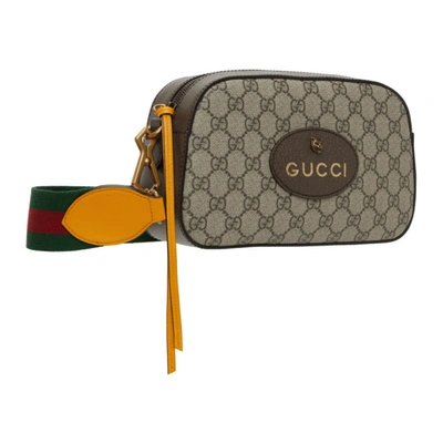 Shop Gucci Beige Neo Vintage Gg Supreme Messenger Bag In 8856 B.eb/n.acer/cro