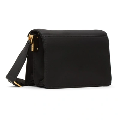 Shop Marni Black Mini Nylon Trunk Bag In Z3o20 Black+black+(b