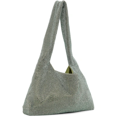 Shop Kara Ssense Exclusive Green Crystal Mesh Bag