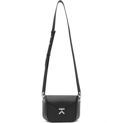 Shop Kenzo Small Leather K Bag In 99 Black