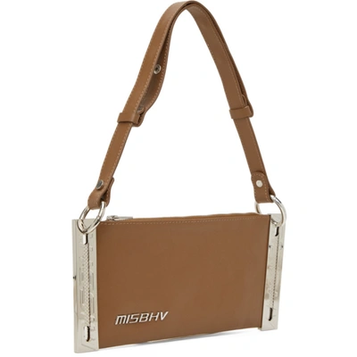 Shop Misbhv Brown Trinity Shoulder Bag