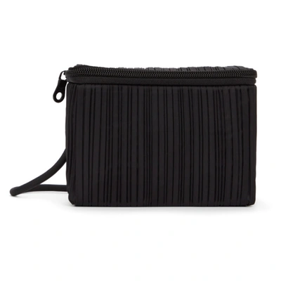 Small Sqaure Pleats Bag - One Size / Navy