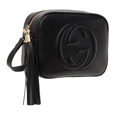 Shop Gucci Black Small Soho Disco Bag In 1000 Nero