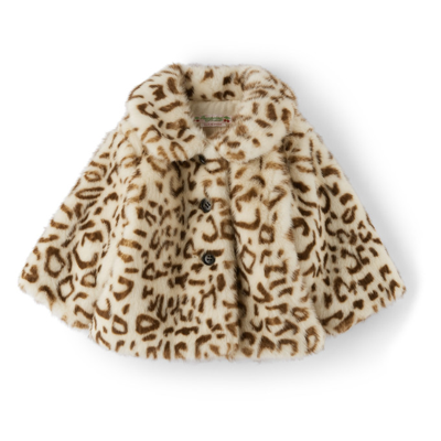 Shop Bonpoint Baby Faux-fur Douceur Jacket In 668a Praline