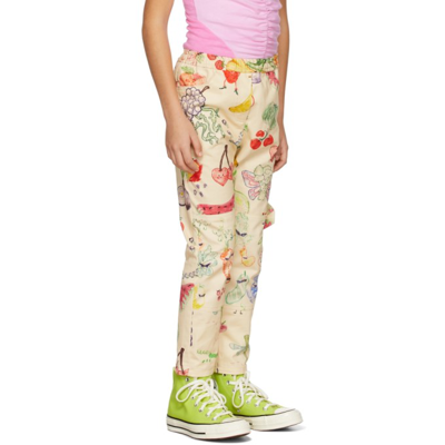 Shop Collina Strada Ssense Exclusive Kids Beige Chason Trousers In Chef's Kiss