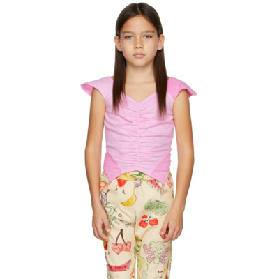 Shop Collina Strada Ssense Exclusive Kids Pink Regina T-shirt In Hot Pink