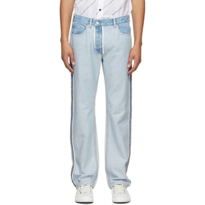Helmut Lang Reverse 1999 Straight-leg Jeans In Blue