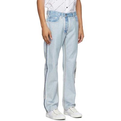 Helmut Lang Reverse 1999 Straight-leg Jeans In Blue