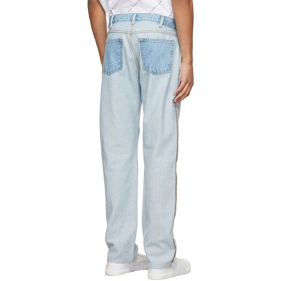 Helmut Lang Reverse 1999 Straight-leg Jeans In Blue