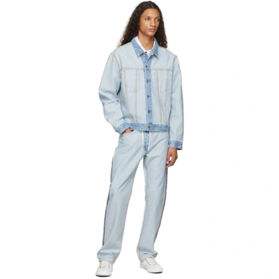 Helmut Lang Reverse 1999 Straight-leg Jeans In Blue