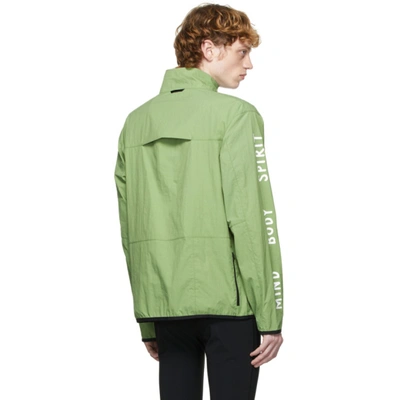 Shop District Vision Green Theo Shell Half-zip Jacket