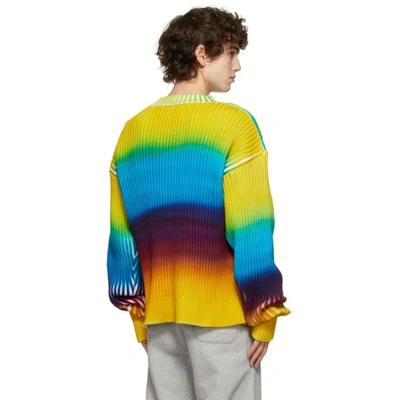Shop Agr Multicolor Hand-spray Sweater