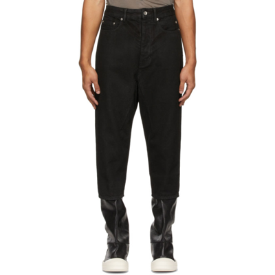Shop Rick Owens Drkshdw Black Collapse Jeans In 09 Black