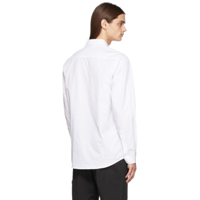 Shop A-cold-wall* Essential Logo Oxford Shirt In White