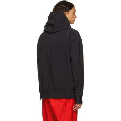 Shop Moncler Black Hoodie Sweater In 999 Black