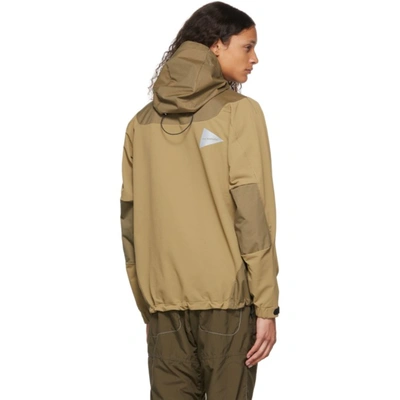 And Wander Water Repellent Stretch Shell Jacket In 42 D.beige