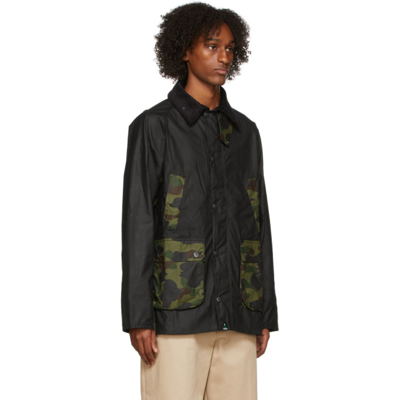 Barbour Edition Camo Bedale Wax Jacket In Camo