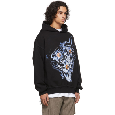 Shop Misbhv Black Drums Of Death Hoodie