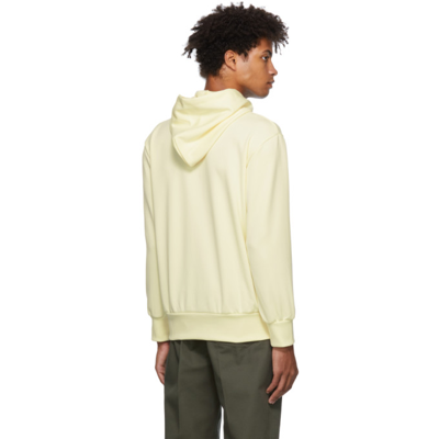 Shop Comme Des Garçons Play Heart Patch Hoodie In Off White