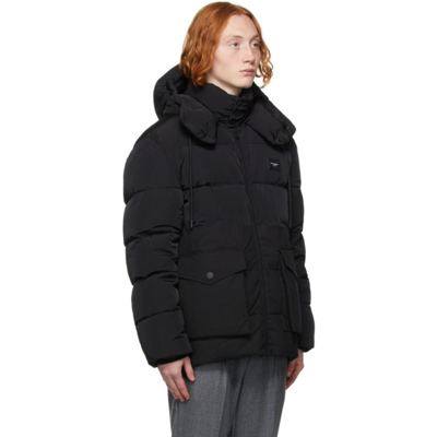 Shop Dolce & Gabbana Black Essentials Down Jacket In N0000 Nero