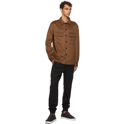 Shop Ermenegildo Zegna Brown Vicuna Cashmere Jacket In 92 Brown