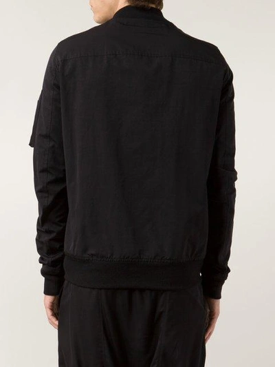 Shop Rick Owens Classic Bomber Jacket