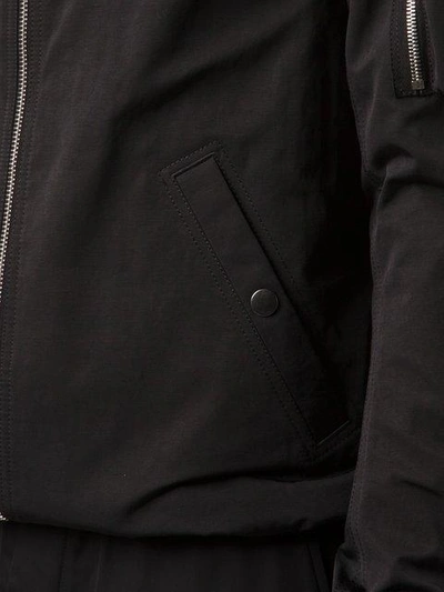 Shop Rick Owens Classic Bomber Jacket