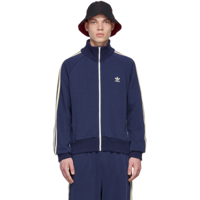 Wales Bonner Mens Night Sky X Adidas High-neck Stretch-woven Tracksuit ...