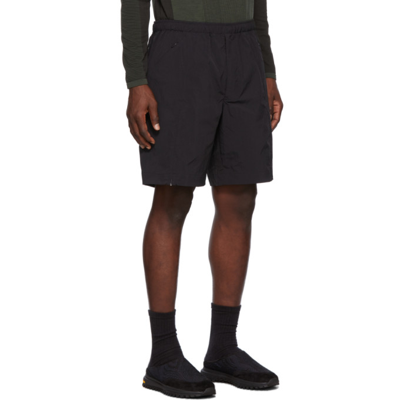Y-3 Black Light Shell Running Shorts In Black