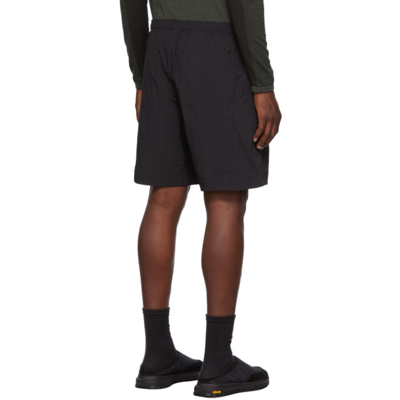 Y-3 Black Light Shell Running Shorts In Black