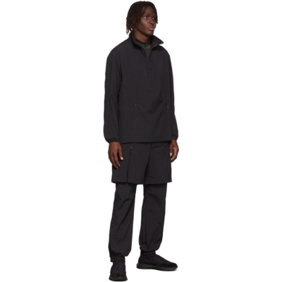 Y-3 Black Light Shell Running Shorts In Black