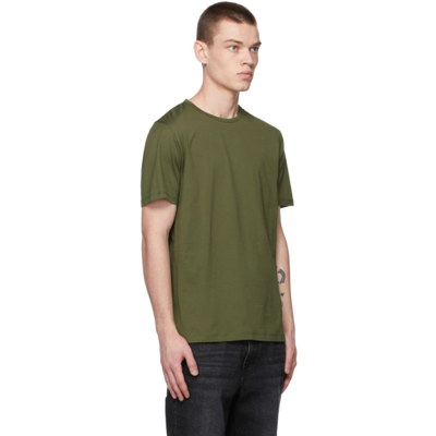 Shop Theory Green Precise T-shirt In Capulet