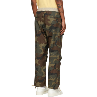 Shop Fear Of God Khaki Camouflage Cargo Pants